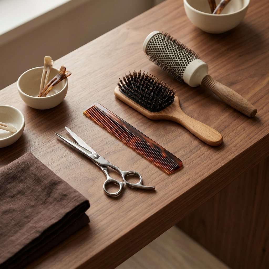 Gereedschap van de kapper bij Utrecht Hairstyle